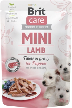 Brit Care Mini Puppy Fileter i sovs - lam - 85g